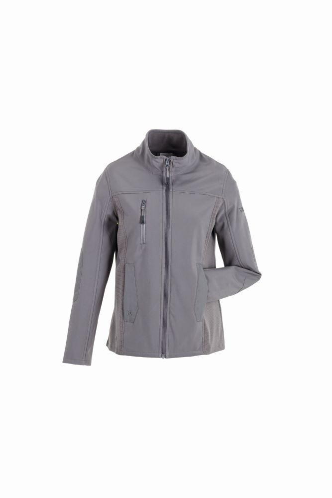 Planam Norit Damen Pure Softshelljacke Stretcheinsätze zink Gr. 48 Produktbild Planam Norit Damen Pure Softshelljacke Stretcheinsätze zink Gr. 48