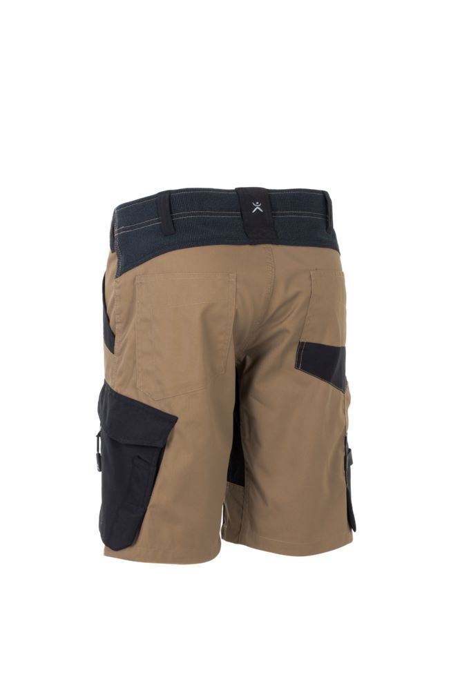 Planam Norit Damen Shorts sand schwarz Größe S Planam Norit Damen Shorts sand schwarz Größe S