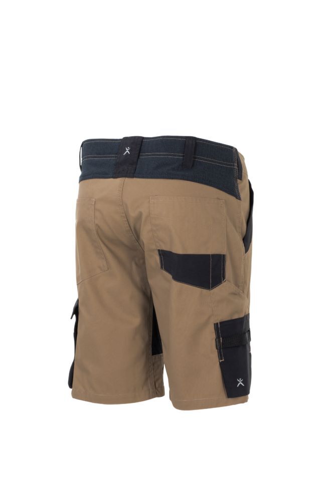 Planam Norit Damen Shorts sand schwarz Größe S Planam Norit Damen Shorts sand schwarz Größe S