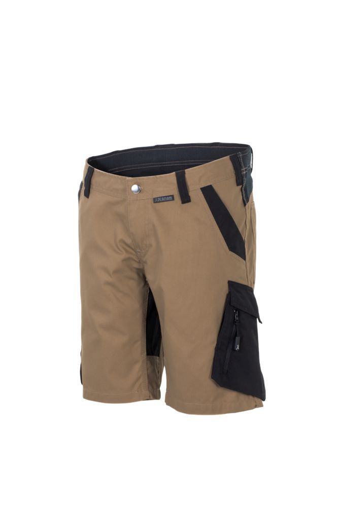 Planam Norit Damen Shorts sand schwarz Größe S Planam Norit Damen Shorts sand schwarz Größe S