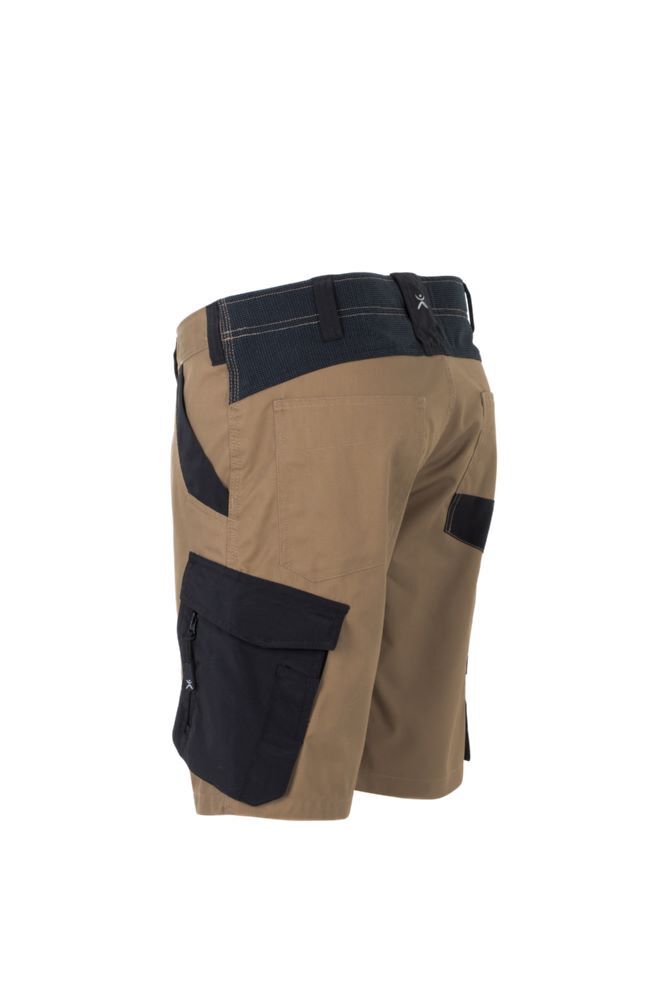 Planam Norit Damen Shorts sand schwarz Größe S Planam Norit Damen Shorts sand schwarz Größe S
