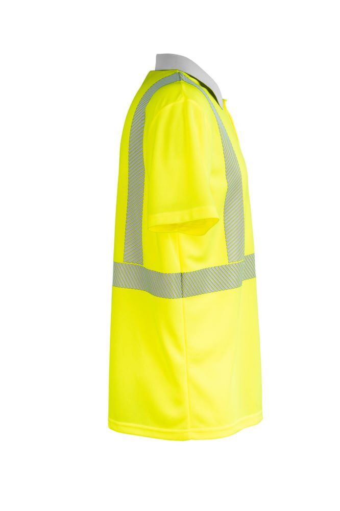 Produktbild Norit Warnschutz Poloshirt kurzarm gelb/zink XXXL bild 4