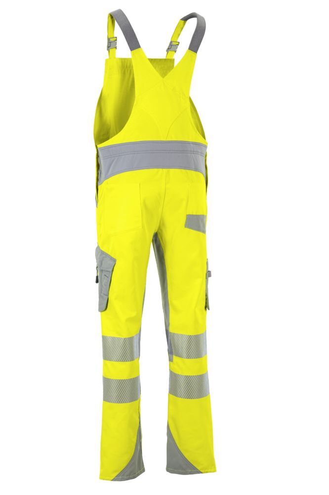 Produktbild Norit Warnschutz Herren Latzhose gelb/zink 25 bild 3