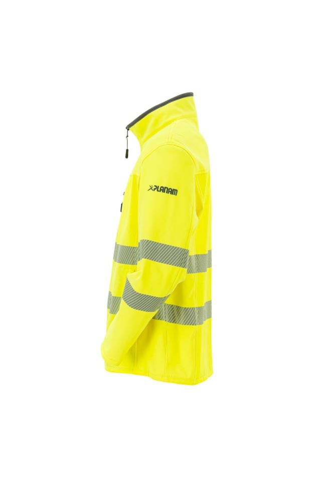 Produktbild Norit Warnschutz Herren Pure Softshelljacke gelb 52 bild 2