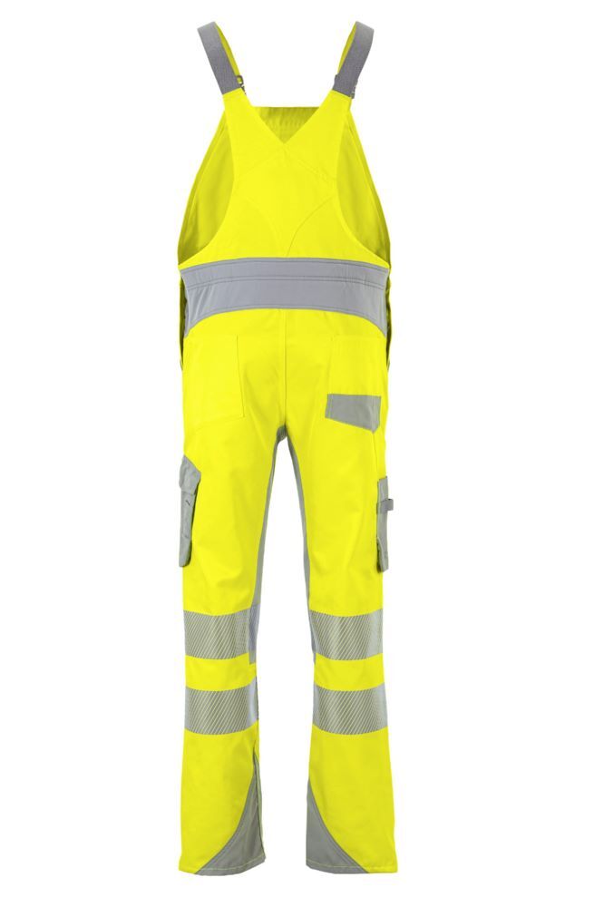 Produktbild Norit Warnschutz Herren Latzhose gelb/zink 26 bild 3