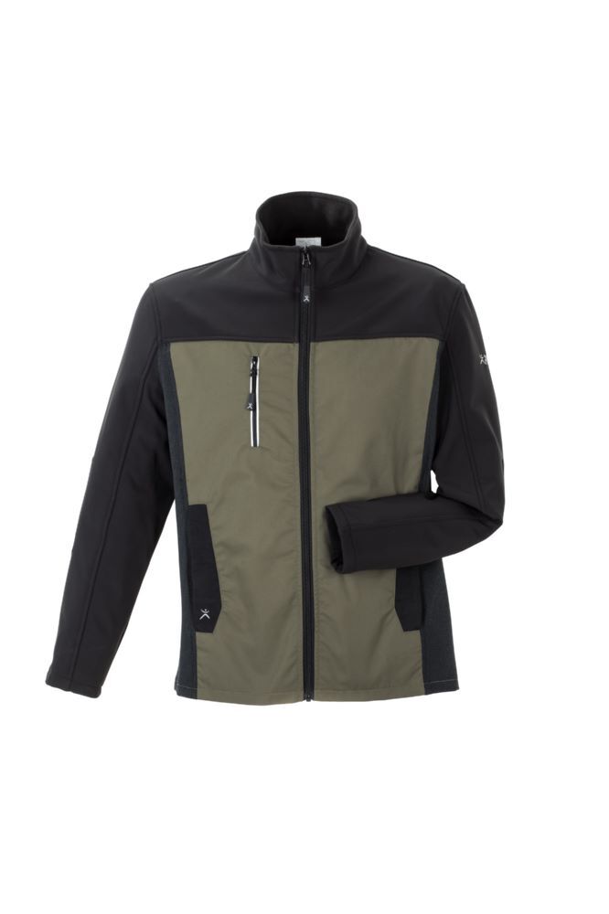 Planam Norit Herren Hybridjacke oliv schwarz Größe 54 Produktbild Planam Norit Herren Hybridjacke oliv schwarz Größe 54