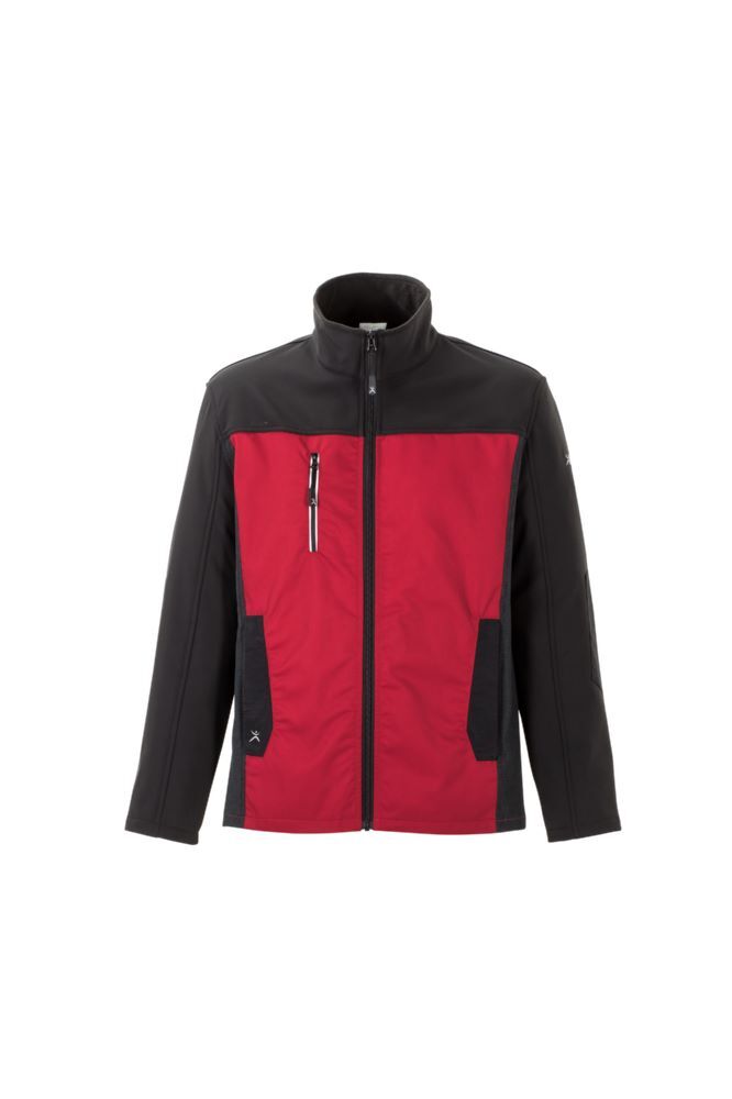 Planam Norit Herren Hybridjacke rot schwarz Größe 58 Produktbild Planam Norit Herren Hybridjacke rot schwarz Größe 58