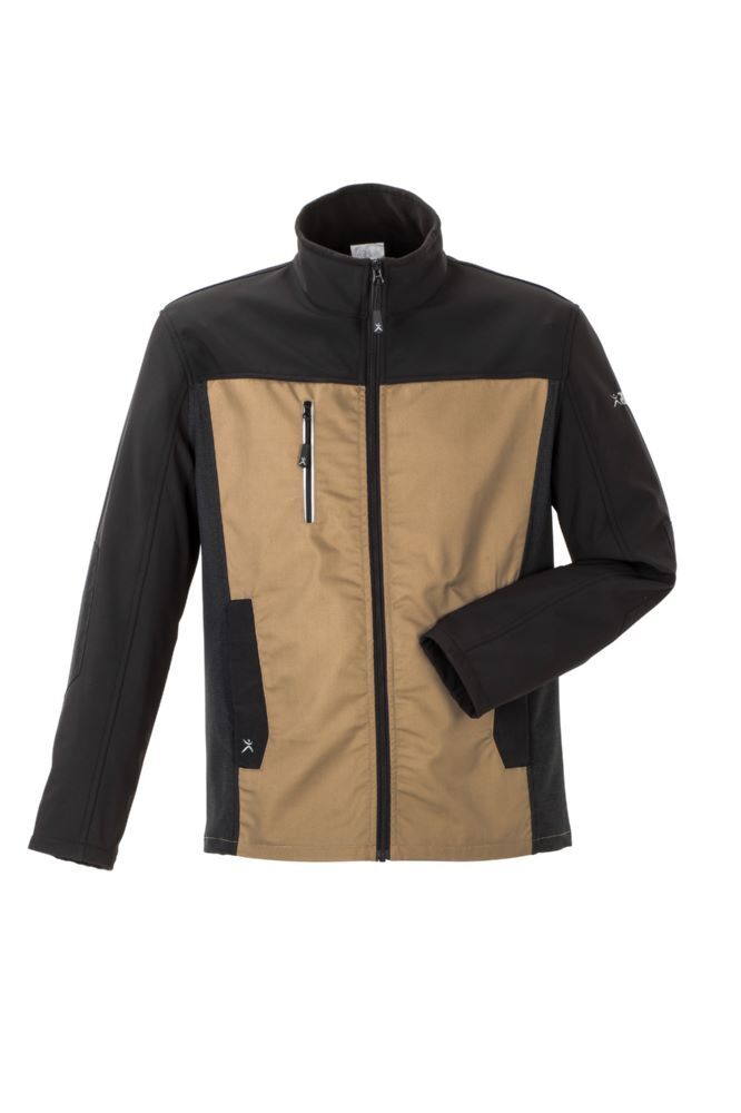 Planam Norit Herren Hybridjacke sand schwarz Größe 54 Produktbild Planam Norit Herren Hybridjacke sand schwarz Größe 54
