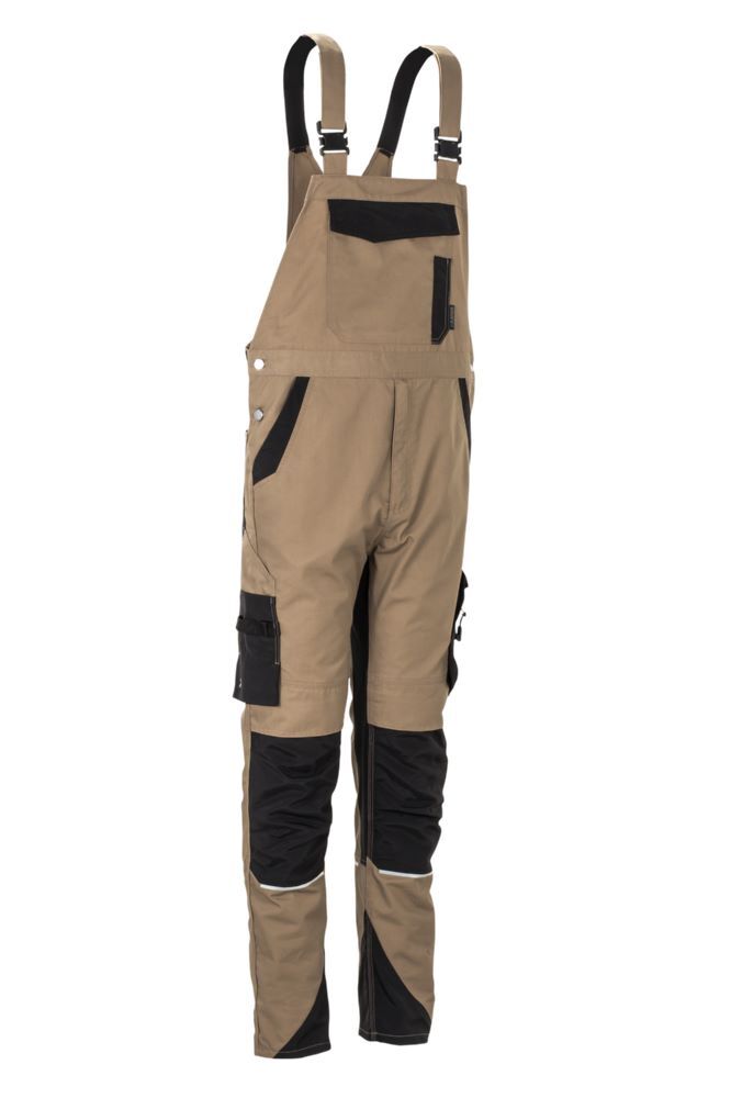 Planam Norit Herren Latzhose sand schwarz Größe 26 Planam Norit Herren Latzhose sand schwarz Größe 26