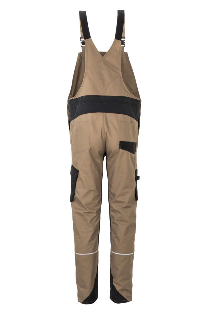 Planam Norit Herren Latzhose sand schwarz Größe 50 Planam Norit Herren Latzhose sand schwarz Größe 50
