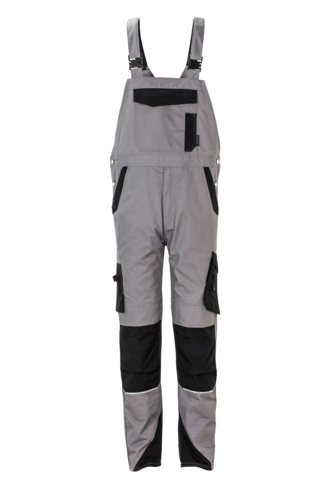 Planam Norit Herren Latzhose zink schwarz Größe 50 Produktbild Planam Norit Herren Latzhose zink schwarz Größe 50