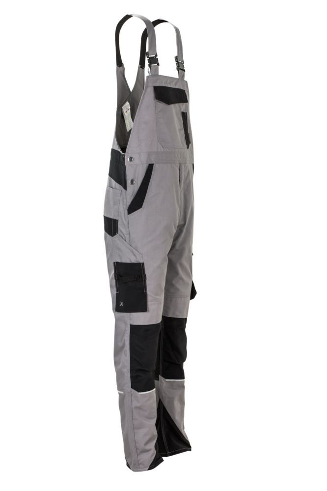 Planam Norit Herren Latzhose zink schwarz Größe 50 Produktbild Planam Norit Herren Latzhose zink schwarz Größe 50 bild 11