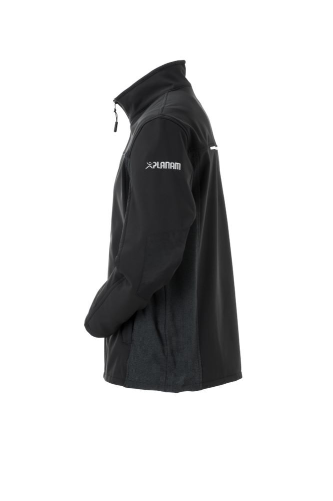 Planam Norit Pure Softshelljacke schwarz Größe 42 Produktbild Planam Norit Pure Softshelljacke schwarz Größe 42 bild 2