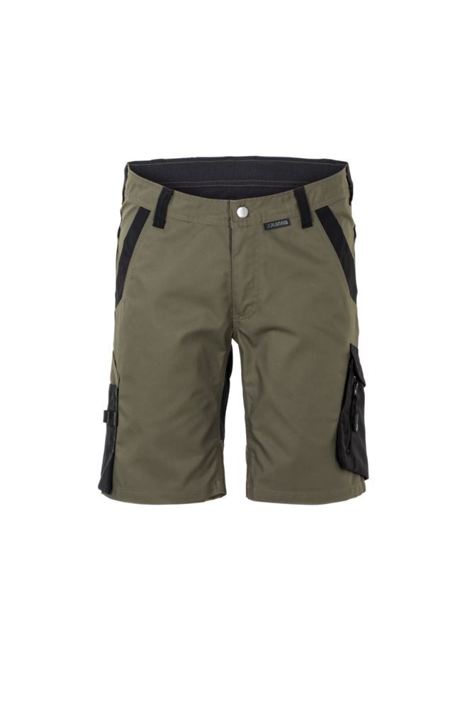 Planam Norit Herren Shorts oliv schwarz Größe M Produktbild Planam Norit Herren Shorts oliv schwarz Größe M
