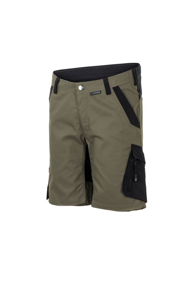 Planam Norit Herren Shorts oliv schwarz Größe M Produktbild Planam Norit Herren Shorts oliv schwarz Größe M bild 2