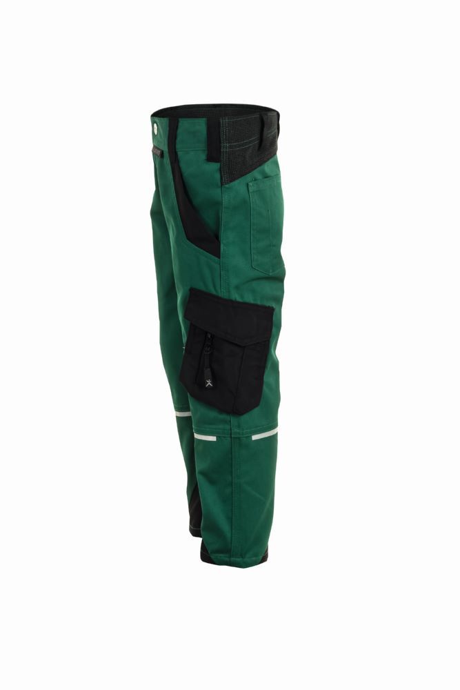 Planam Norit Kids Bundhose mit Reflexstreifen in grün schwarz Gr. 86 92 Planam Norit Kids Bundhose mit Reflexstreifen in grün schwarz Gr. 86 92