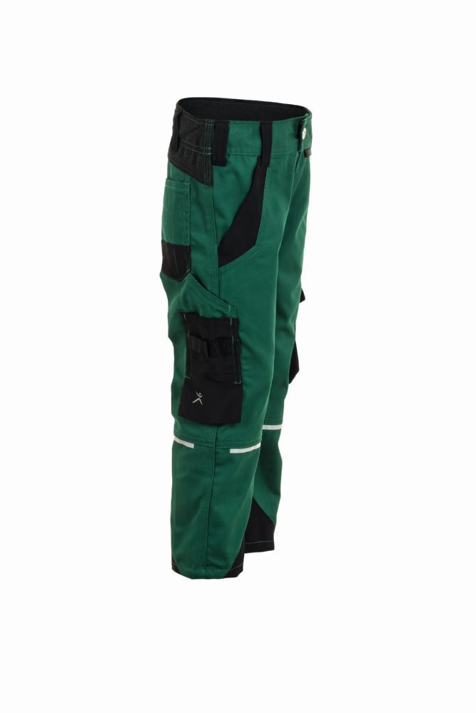 Planam Norit Kids Bundhose mit Reflexstreifen in grün schwarz Gr. 86 92 Planam Norit Kids Bundhose mit Reflexstreifen in grün schwarz Gr. 86 92