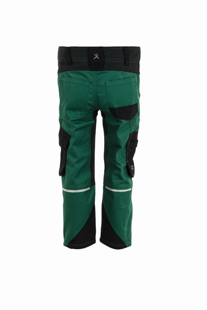 Planam Norit Kids Bundhose mit Knietaschen in grün und schwarz Gr. 158 164 Planam Norit Kids Bundhose mit Knietaschen in grün und schwarz Gr. 158 164