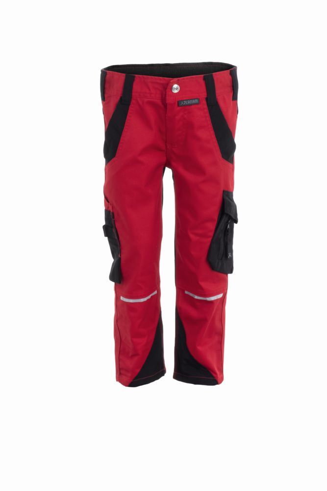 Planam Norit Kids leichte Bundhose in rot schwarz Gr. 146 152 Planam Norit Kids leichte Bundhose in rot schwarz Gr. 146 152