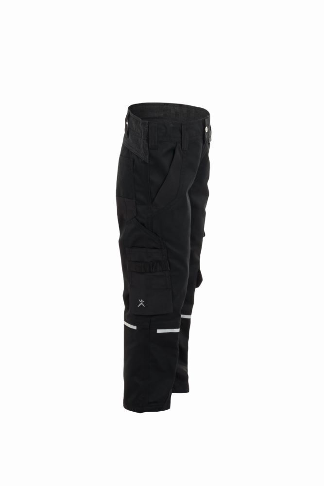 Planam Norit Kids Bundhose mit Reflexstreifen schwarz Gr. 86 92 Planam Norit Kids Bundhose mit Reflexstreifen schwarz Gr. 86 92