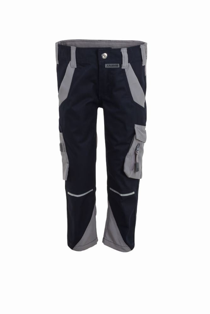 Planam Norit Kids leichte Bundhose schwarzblau zink in der G. 122 128 Produktbild Planam Norit Kids leichte Bundhose schwarzblau zink in der G. 122 128
