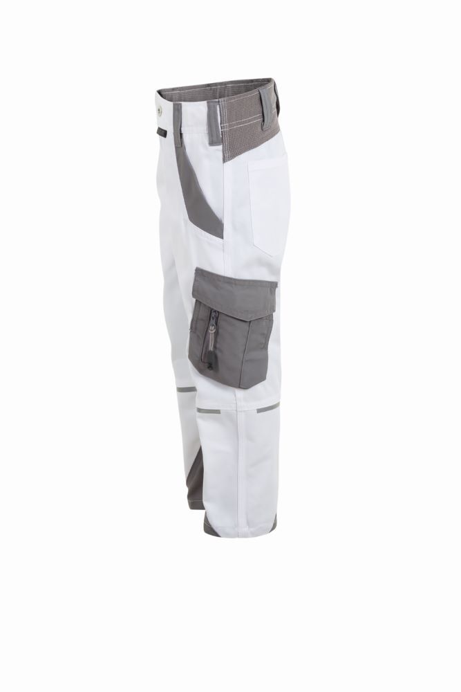 Planam Norit Kids sportliche Bundhose in weiß zink Gr. 98 104 Planam Norit Kids sportliche Bundhose in weiß zink Gr. 98 104