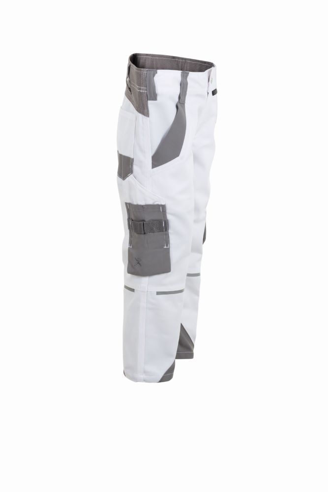 Planam Norit Kids sportliche Bundhose in weiß zink Gr. 98 104 Planam Norit Kids sportliche Bundhose in weiß zink Gr. 98 104