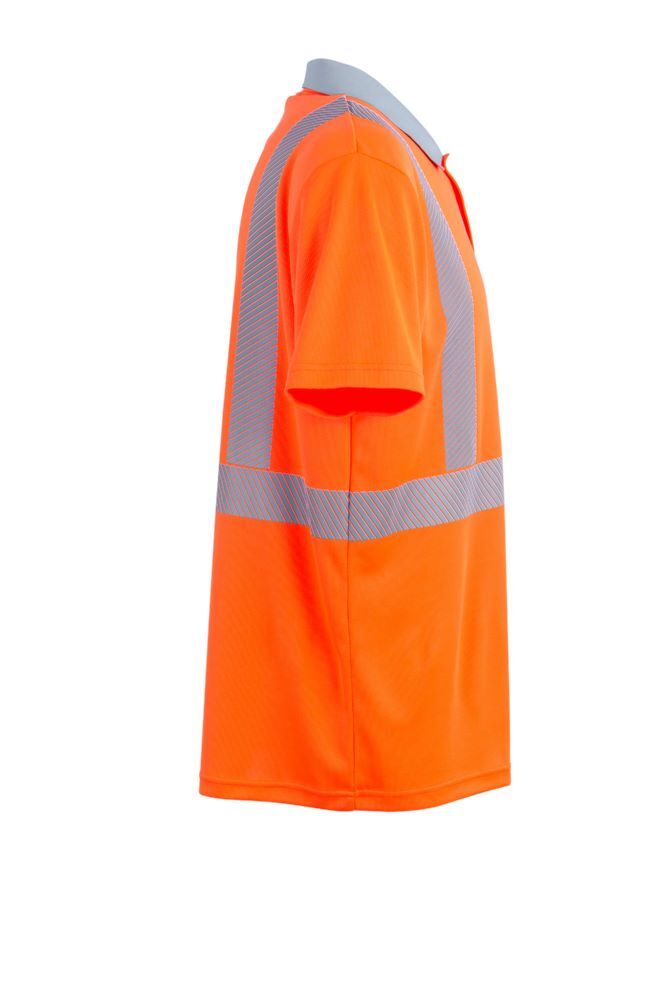 Produktbild Norit Warnschutz Poloshirt kurzarm orange/zink XXL bild 2