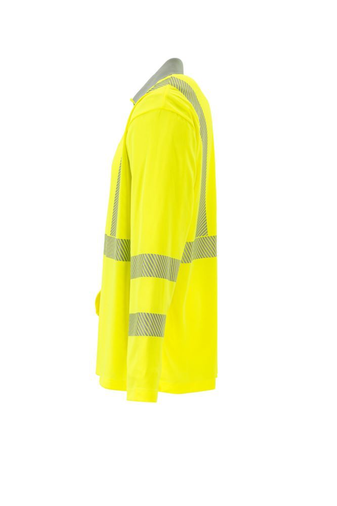 Produktbild Norit Warnschutz Poloshirt langarm gelb/zink L bild 2