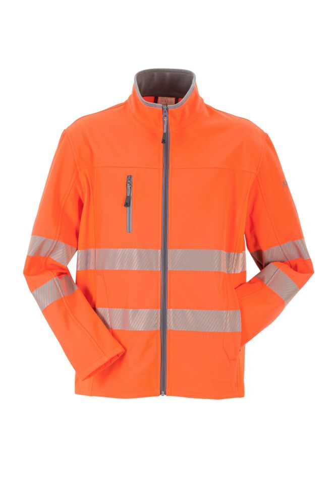 Produktbild PLANAM Norit Warnschutz Herren Pure Softshelljacke orange Größe 106