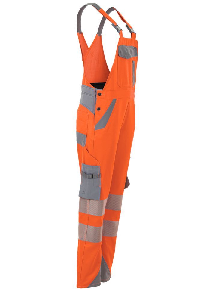 Produktbild Norit Warnschutz Damen Latzhose orange/zink 48 bild 4