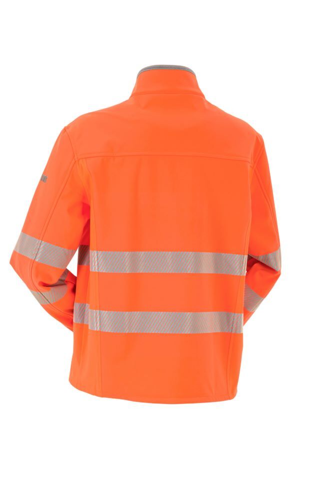 Produktbild Norit Warnschutz Herren Pure Softshelljacke orange 24 bild 3
