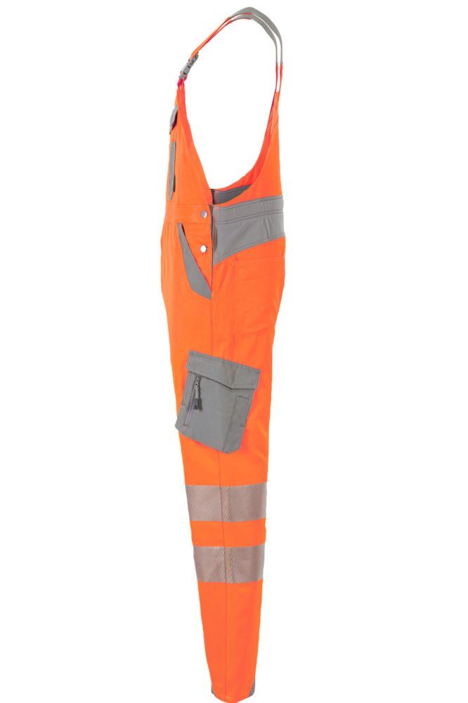 Produktbild Norit Warnschutz Herren Latzhose orange/zink 98 bild 2
