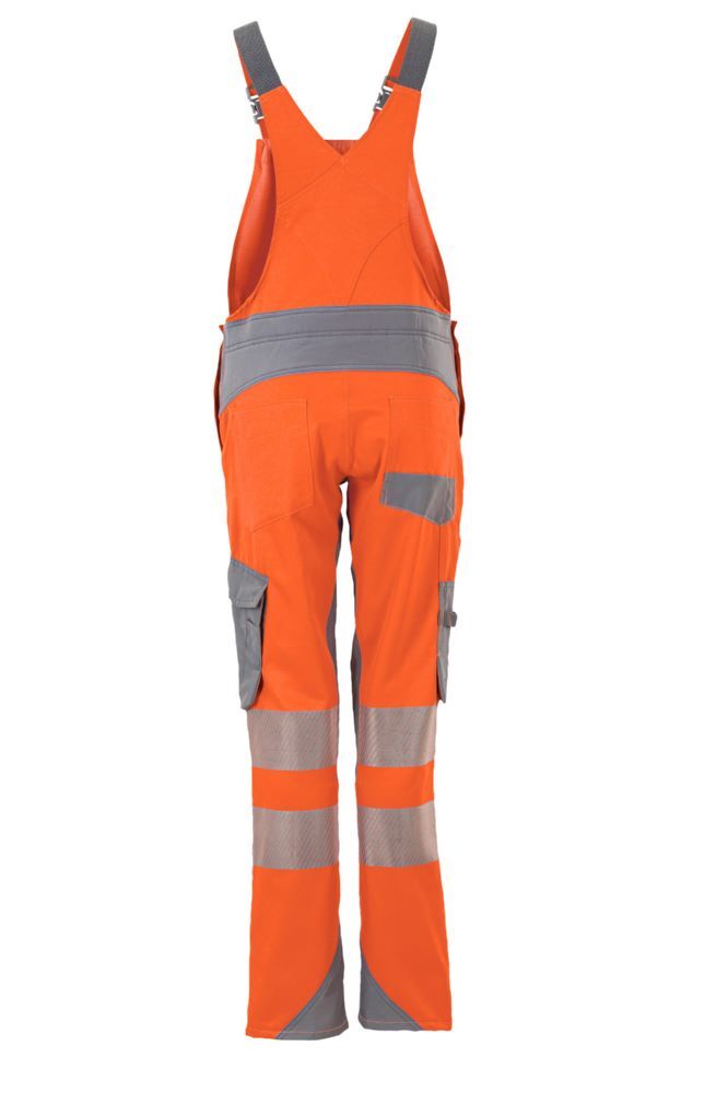 Produktbild Norit Warnschutz Damen Latzhose orange/zink 50 bild 3