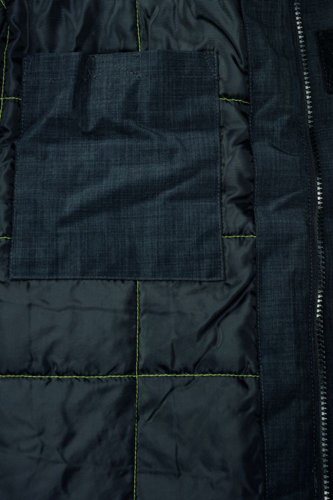 Planam Outdoor Neon Regenjacke grau grün Größe M Produktbild Planam Outdoor Neon Regenjacke grau grün Größe M bild 7