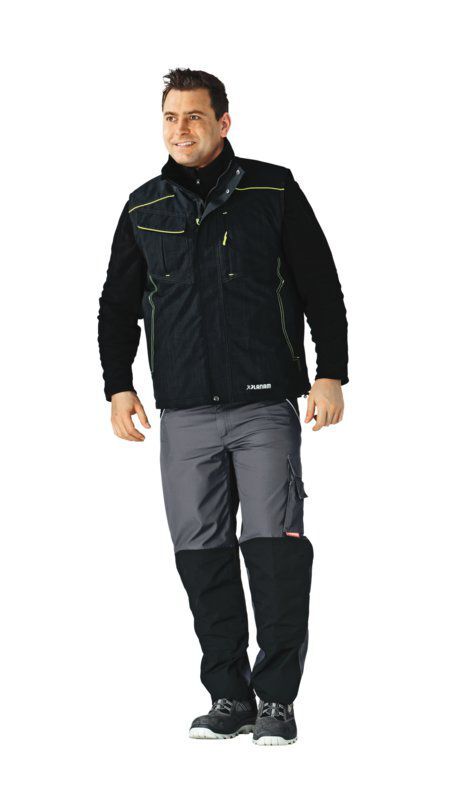 Planam Outdoor Neon Weste grau grün XL Planam Outdoor Neon Weste grau grün XL