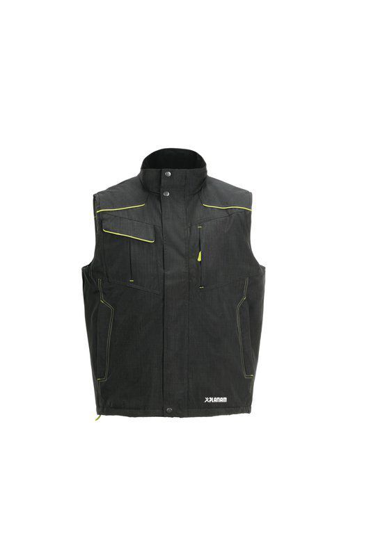 Planam Outdoor Neon Weste grau grün XL Planam Outdoor Neon Weste grau grün XL