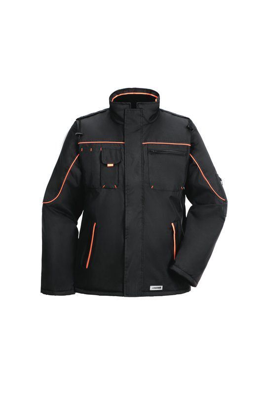 Planam Outdoor Piper Winterjacke schwarz orange Größe XL Produktbild Planam Outdoor Piper Winterjacke schwarz orange Größe XL