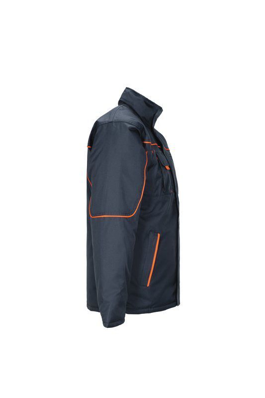 Planam Outdoor Piper Winterjacke marine orange Größe L Produktbild Planam Outdoor Piper Winterjacke marine orange Größe L bild 3