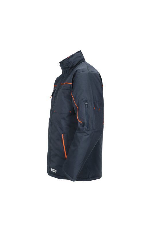 Planam Outdoor Piper Winterjacke marine orange Größe L Produktbild Planam Outdoor Piper Winterjacke marine orange Größe L bild 4