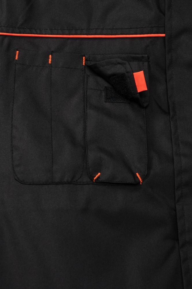 Planam Outdoor Piper Winterjacke marine orange Größe L Produktbild Planam Outdoor Piper Winterjacke marine orange Größe L bild 5