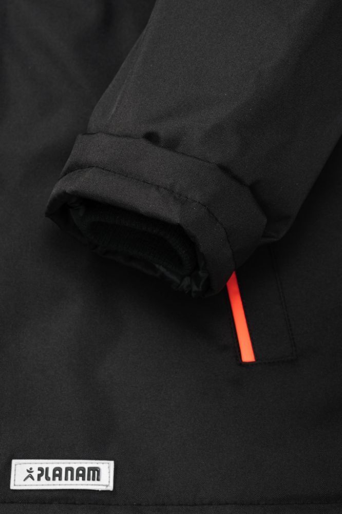 Planam Outdoor Piper Winterjacke marine orange Größe L Produktbild Planam Outdoor Piper Winterjacke marine orange Größe L bild 7