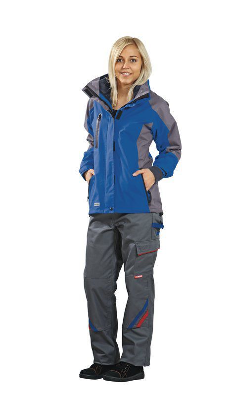 Planam Outdoor Regenjacke Shape Damen Jacke blau grau Größe L Produktbild Planam Outdoor Regenjacke Shape Damen Jacke blau grau Größe L bild 2