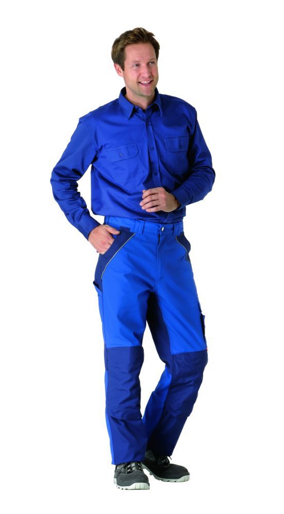 Planam Plaline Arbeitshose Bundhose kornblau marine Größe 48 Produktbild Planam Plaline Arbeitshose Bundhose kornblau marine Größe 48 bild 2