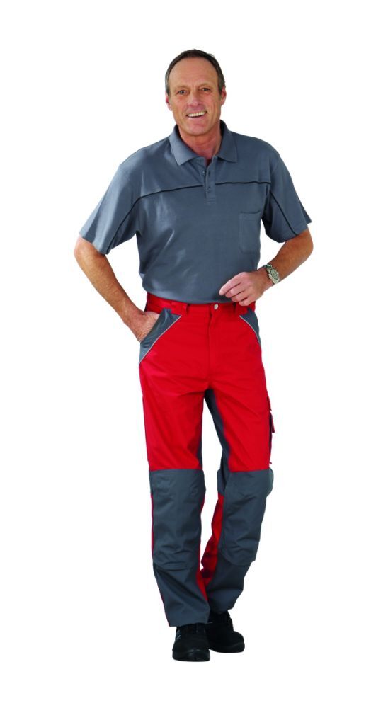 Produktbild Planam Plaline Arbeitshose Bundhose rot schiefer Größe 28 bild 2