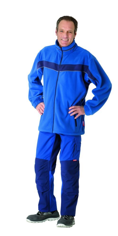 Planam Plaline Arbeitsjacke Fleecejacke kornblau marine Größe XL Produktbild Planam Plaline Arbeitsjacke Fleecejacke kornblau marine Größe XL bild 2