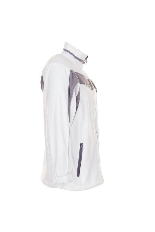 Planam Plaline Arbeitsjacke Fleecejacke reinweiß zink Größe XS Planam Plaline Arbeitsjacke Fleecejacke reinweiß zink Größe XS