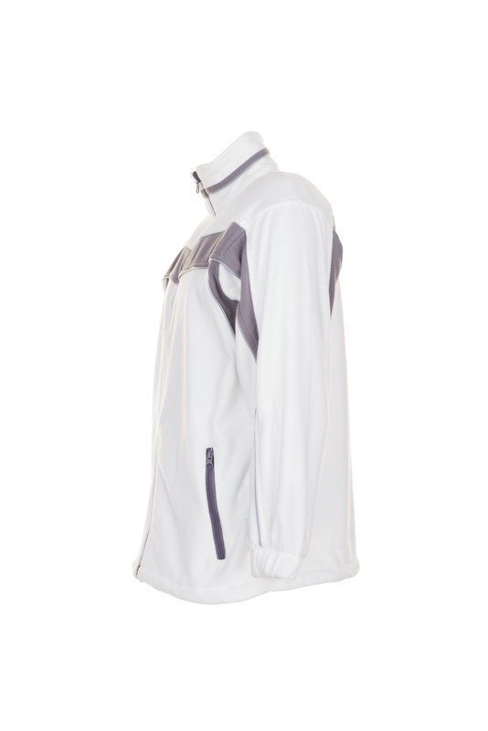 Planam Plaline Arbeitsjacke Fleecejacke reinweiß zink Größe XL Produktbild Planam Plaline Arbeitsjacke Fleecejacke reinweiß zink Größe XL bild 5