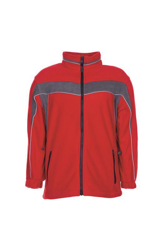 Planam Plaline Arbeitsjacke Fleecejacke rot schiefer Größe L Produktbild Planam Plaline Arbeitsjacke Fleecejacke rot schiefer Größe L