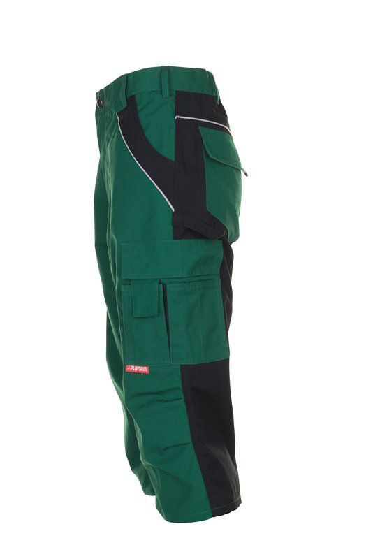 Planam Plaline Arbeitskleidung dreiviertel Hose grün schwarz XXL Produktbild Planam Plaline Arbeitskleidung dreiviertel Hose grün schwarz XXL bild 5